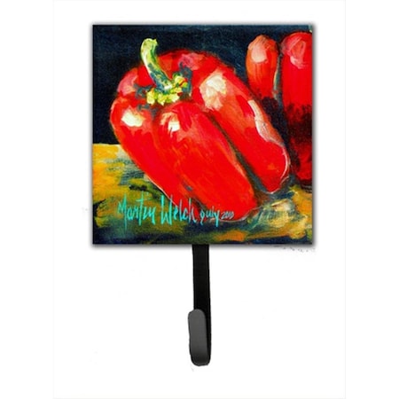Carolines Treasures Vegetables - Bell Pepper Two Bells Leash Or Key Holder MW1070SH4
